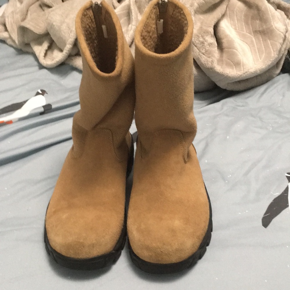 Lands end tan boots
